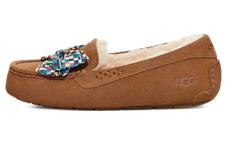 Женские мокасины UGG Ansley Bow Tan Blue 1138117-CHE 36