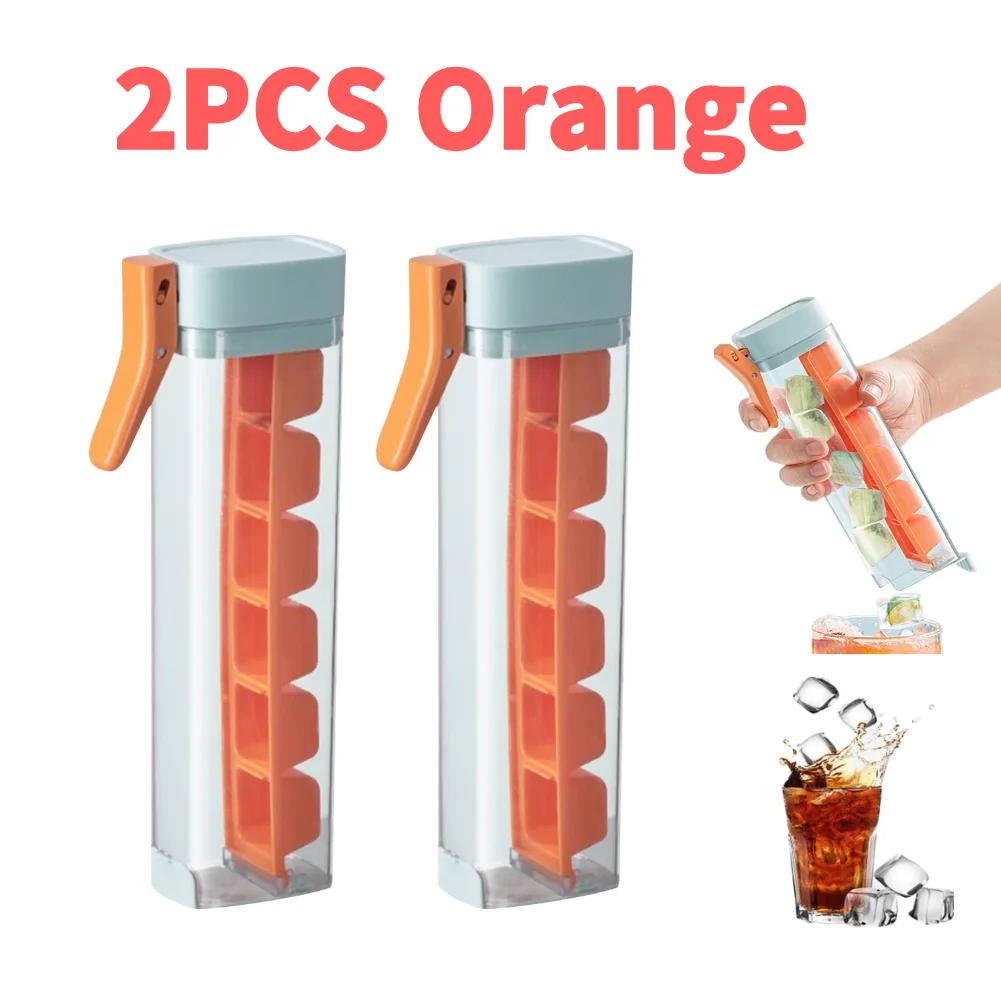 1-5PCS One-handed Pressing Ice Latticeasy Push and Pop Out Cube Ice Maker Home Creative Ice Mould Homemade Small Ice Moulds