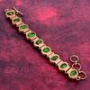 Copper Green Turquoise Bracelet Copper Adjustable Chain Bracelet Gemstone Jewelry