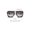 Balmain Original Design Titanium Acetate Pilot Sunglasses Men Sunglasses Black BPS160B5900