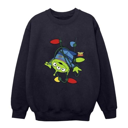 Disney Womens/Ladies Toy Story Christmas Lights Aliens Sweatshirt