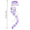 Metal Tubes Butterfly Wind Chime Star Garden Wind Chimes Window Ornaments  Christmas