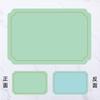 Square light luxury leather placemat waterproof and oil-proof west dining table thermal insulation mat home hotel high temperature resistant coaster