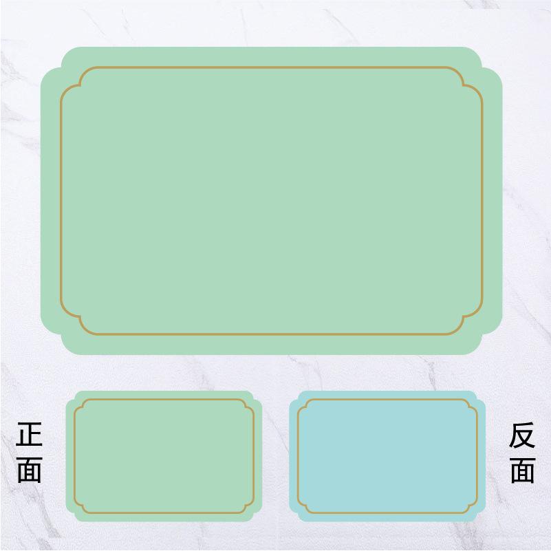 Square light luxury leather placemat waterproof and oil-proof west dining table thermal insulation mat home hotel high temperature resistant coaster