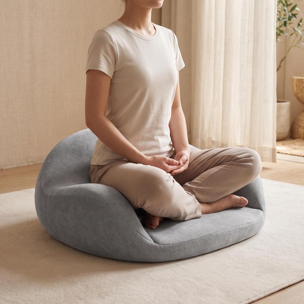 Meditation Cushion Supportive Floor Chair Round for Adults