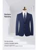 601 Men's Slim Fit Business Suit - Professional Formal Attire for Work and Interviews