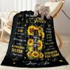 1pc Sunflower Field Bloom blanket Soft and Warm for Sofa Office Camping Travel Livingroom Great Gift for Friends and Family Comfortable All Seasons