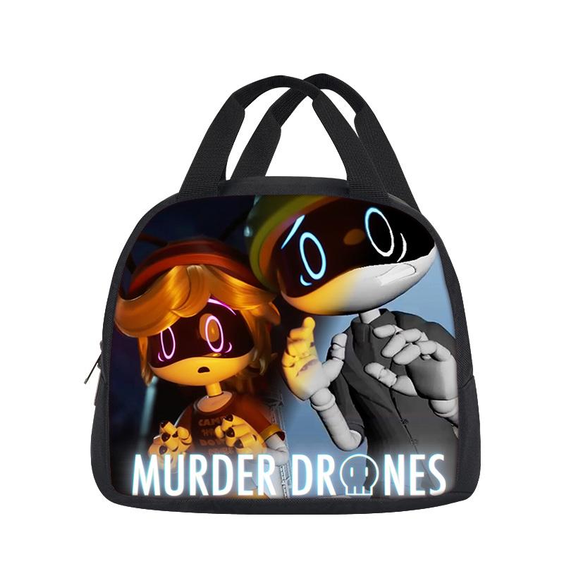 Borsa termica per il pranzo drone assassino versatile cartone animato grande capacità nuovo articolo, miglior regalo per ragazzi e ragazze per compleanni scolastici