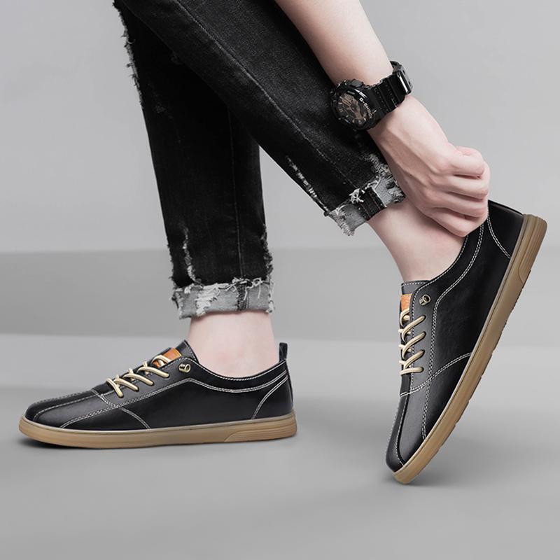 Herren Echtleder Schuhe Luxus Designer Marke Slipper Casual Sport Mokassins Sneaker für Herren Bequeme Modeschuhe