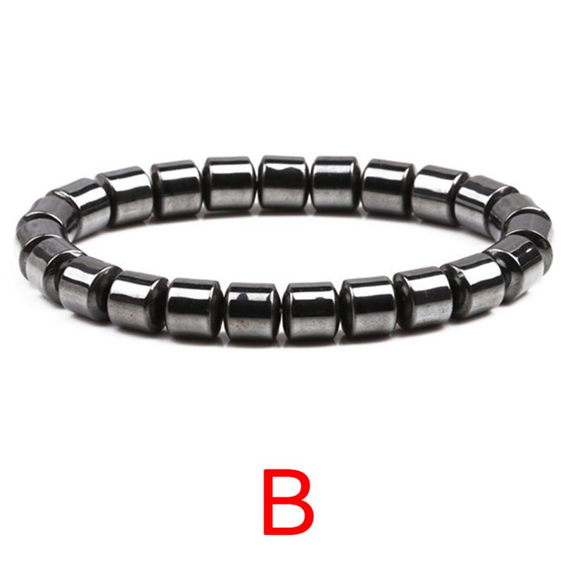 Pulseira com Pedra Preta Multifacetada Pulseira Personalizada com Pingente de Contas