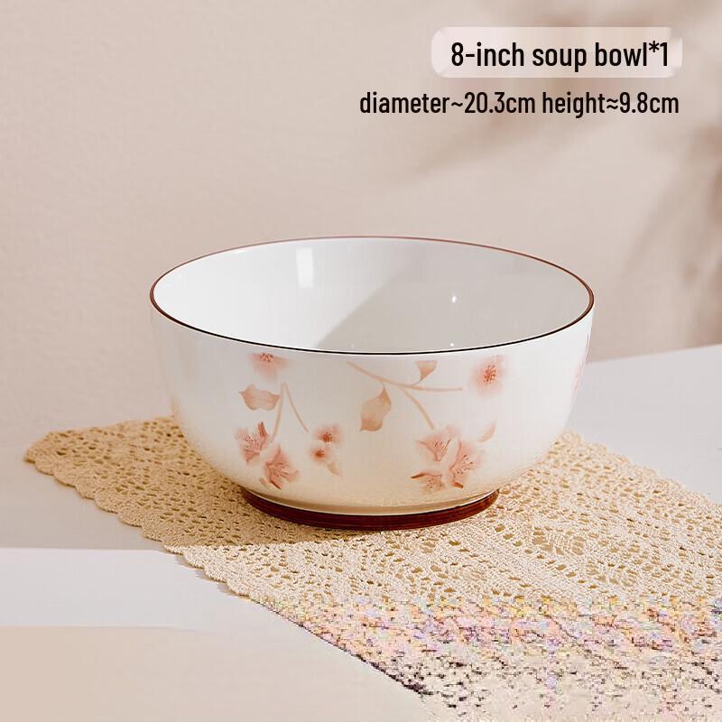 ZISIZ Весенняя ода Подглазурная керамическая пиала для риса