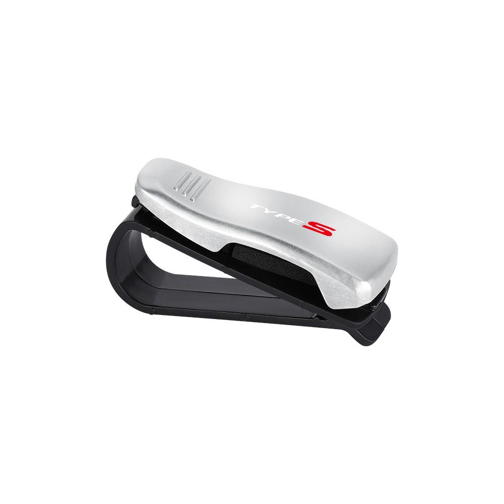 1pcs Auto Badge Glasses Clip Car Sun Visor Sunglasses Holder Card Ticket Stand For Honda Mugen Power Civic Accord Odyssey City