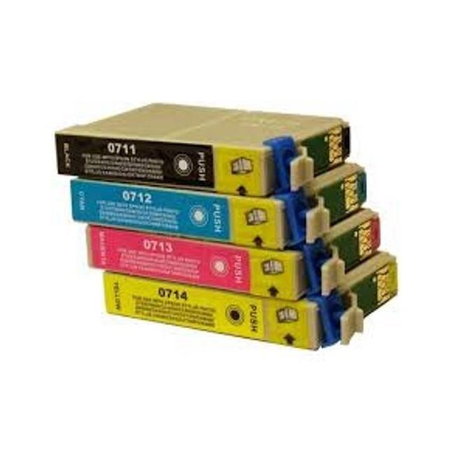 4 Cartouches equivalent Epson T0715 pour imprimantes EPSON Stylus SX110