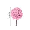 Model Flower Multipurpose Craftsmanship Sweet Gift Plastics Sponge Home Decor Building Layout Plant Cluster Artificial Tree