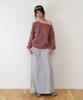 THEVINYLHOUSE Open Shoulder Sweatshirts(W) Brick