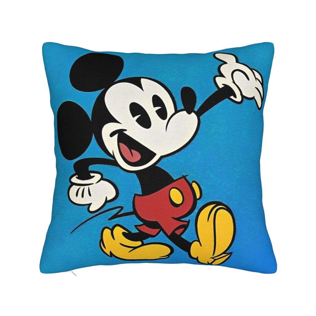 Mickey and Minnie Mouse Holiday Throw Pillow Cover Decorative Pillow Christmas Design , Customized Pillowcover Home Decor