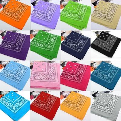 Yeni Moda Bandana Mendil Baş Kare Eşarp Baskı Mendil Kadın Erkek Saç Bandı Boyun Eşarp Spor Baş Giysisi Sarma Baş Eşarp