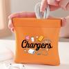 Bullet Style Digital Accessory Storage Bag with Automatic Closure Design,Can Also Be Used To Store Lipstick and Hair Accessories