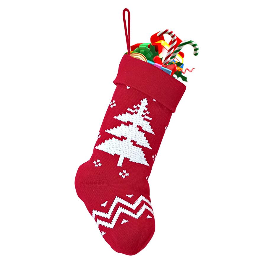 Christmas Knit Leg Warmers & Stockings Gift Bags