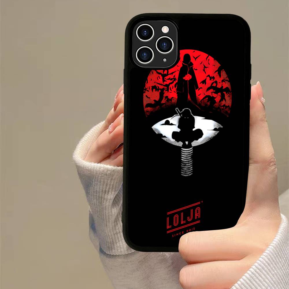 A-Akatsukis I-Itachis U-Uchihas S-Sasukes Phone Case Silicone PC+TPU For For iPhone 11 12 13 14 15 16 Plus Pro Max Cover
