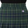 Champion Cotton Check Skirt with 100% One-Point Logo, CW-A209-37G-M