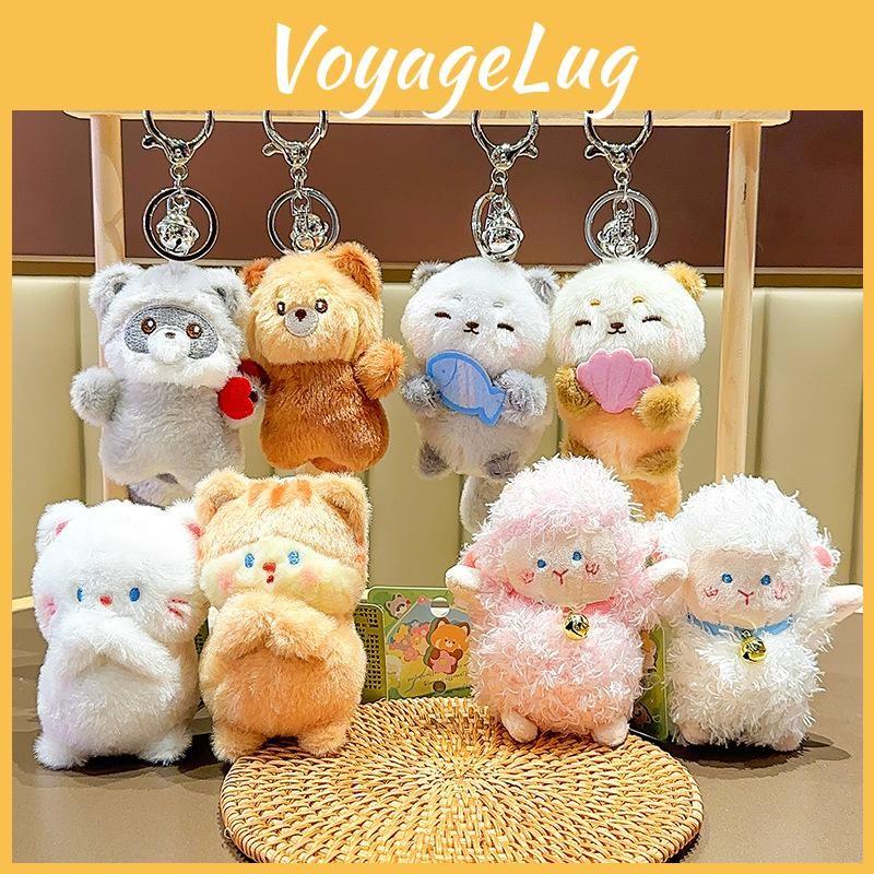 Lutra Cat Lutra Panda Animal Plush Keychain With Keyring Gift And Accessorie