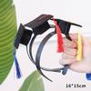 2 buc. Ciucure Pălărie Absolvire Mini Pălărie Doctorală Clip Bandă de Păr Petrecere Absolvire Coafură Stereoscopică Decor Păr Absolvire