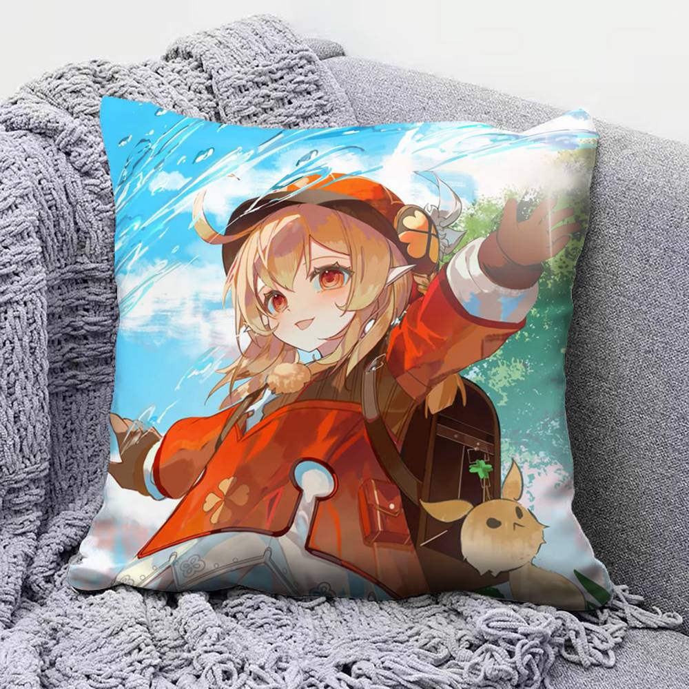 Citlali Klee Nilou Columbina Genshin Impact Pillow Covers, Home Sofa Cushion Covers And Aecorative Custom