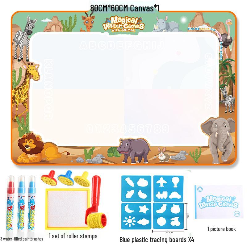 Magic Water Canvas: Children's Colorful Doodle Mat & Drawing Board