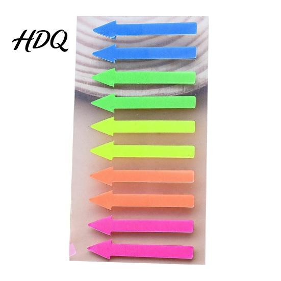 File Marking Tags Arrow Index Tab Stickers Translucent PET Page Markers Journaling Supplies Colorful Sticky Flags for Organizing Book And