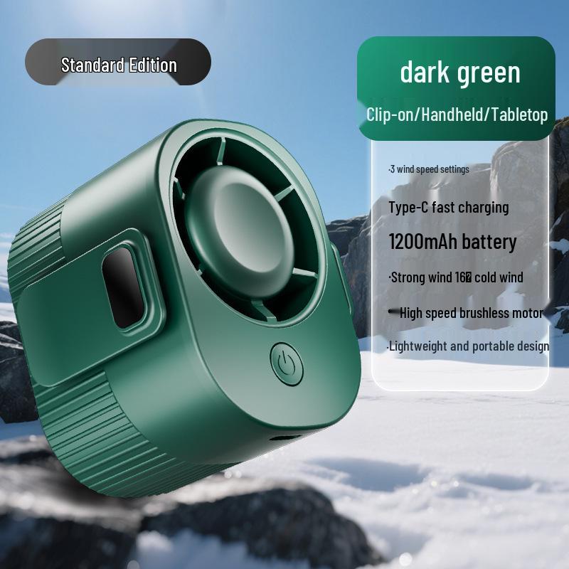 

Портативный мини USB перезаряжаемый поясной вентилятор для работы на открытом воздухе и студентов 7.6×6.8×5.7 cm