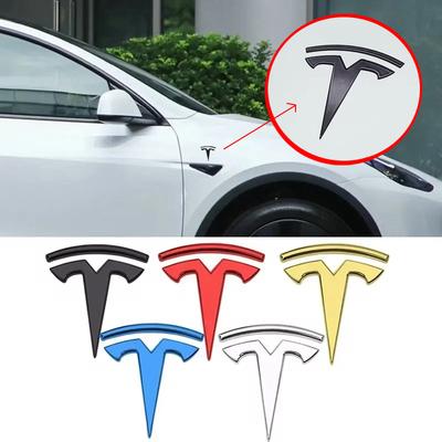 ALY1 Front And Rear Logo Car Decal Badge Auto Accessories Sticker Emblem For Model 3 Y S X Cybertruck Roadster Coil Bonina 2024