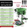 Shushang High-Precision Multifunctional Drill Press: Industrial-Grade Bench Drill, Tap, Mill & Tapping, 380V/220V for Home Use.