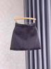 Gray Elegant Plus Size A-Line Wool Skirt - Anti-Exposure, Versatile, Hip-Hugging Design