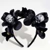 Rose Flower Crown Halloween Headband Halo Crown Headwear Halloween Flower Hairbands  Kids/Children