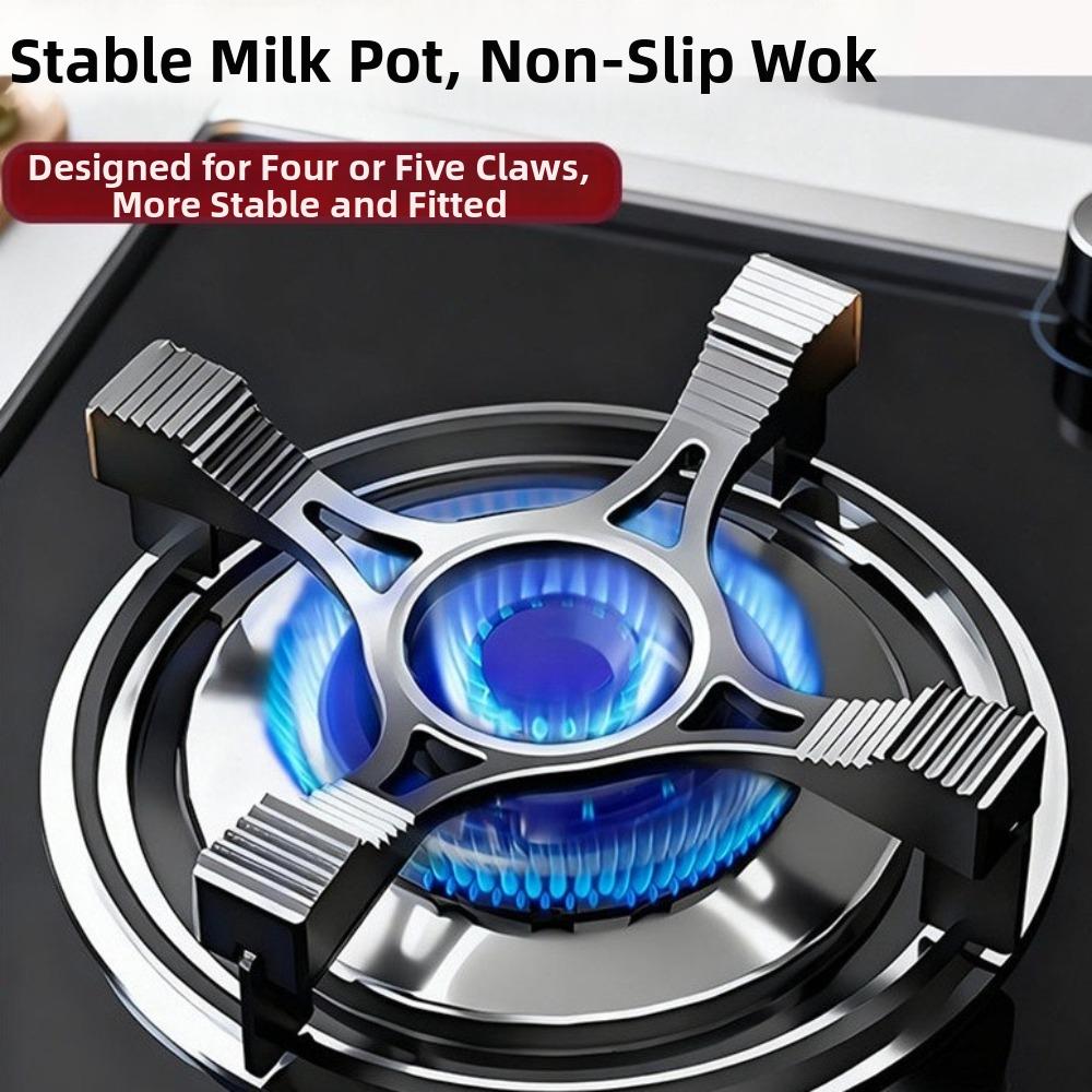 Anti-skid Gas Stove Stand 4 Claws Anti-corrosive Cast Iron Gas Stove Bracket Rust Proof Stable Wok Support Ring Kitchen Use