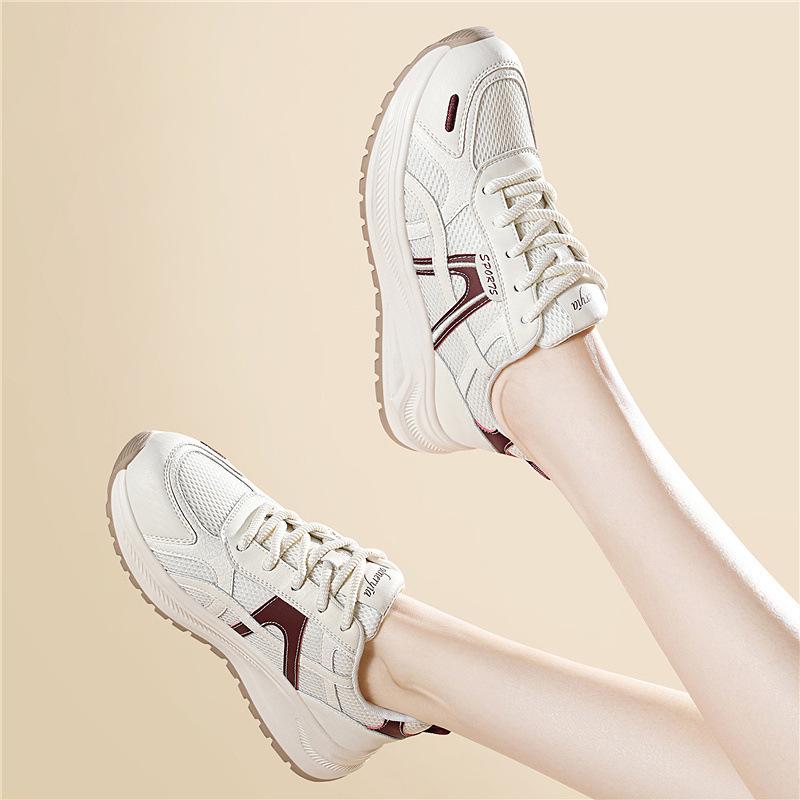 Korean version shows small and heightening sports shoes, lightweight new platform fashion running casual shoes, dad shoes and women's shoes