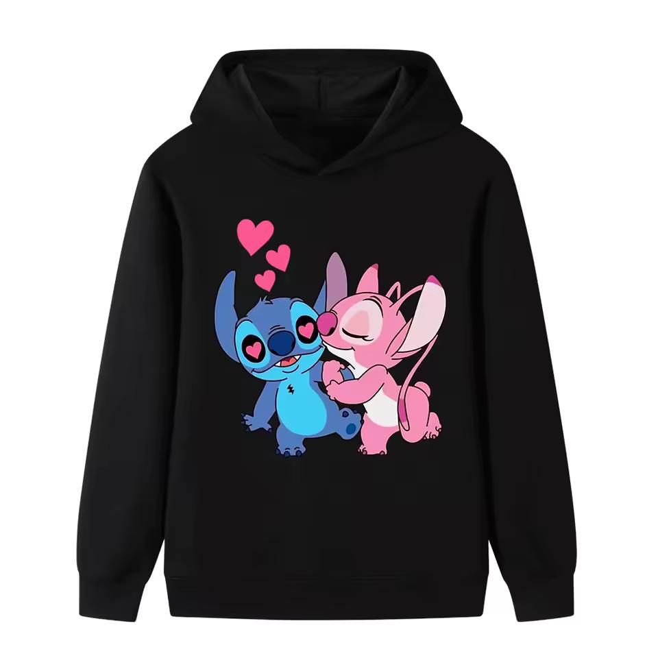 Dětská podzimní a zimní ležérní pohodlná mikina Chlapci Dívky Kreslený roztomilý potisk Módní teplá mikina