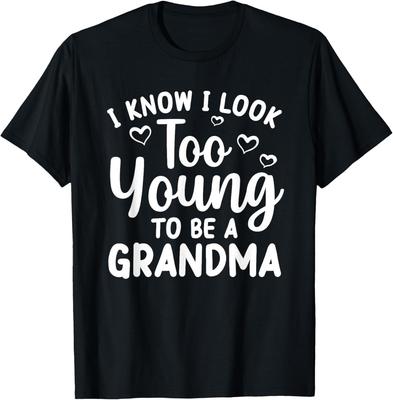 Funny Grandma To Be Art For Grandmother Grammy Women Grandma T-Shirt
