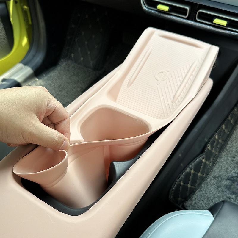 Für BYD Seagull Dolphin Surf Dolphin Mini 2025 2025 2025 Organizer Kabelloses Laden Silikonpad Getränkehalter Zubehör