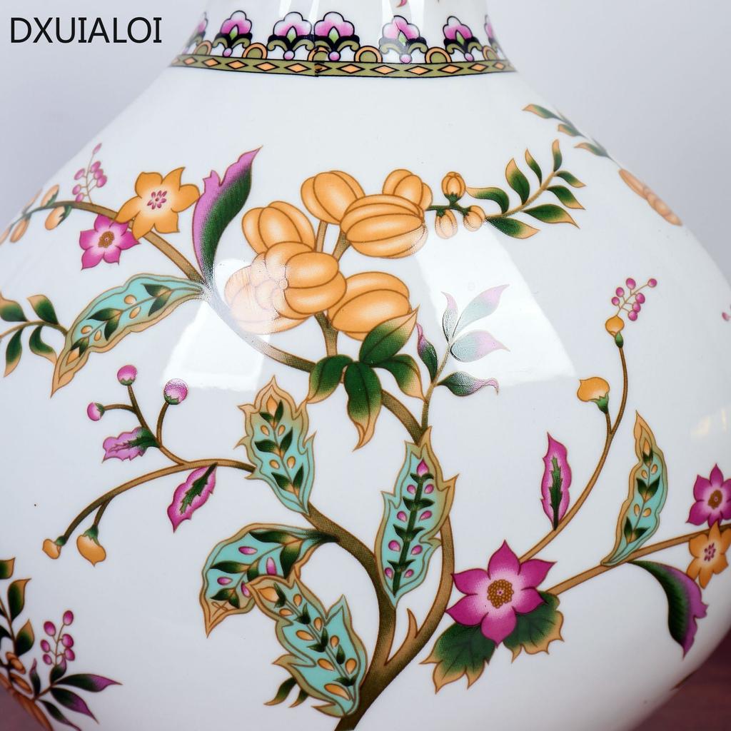 Creative lucky bag ceramic vase Home decoration accessories Living room tabletop decorations Flower arrangement device