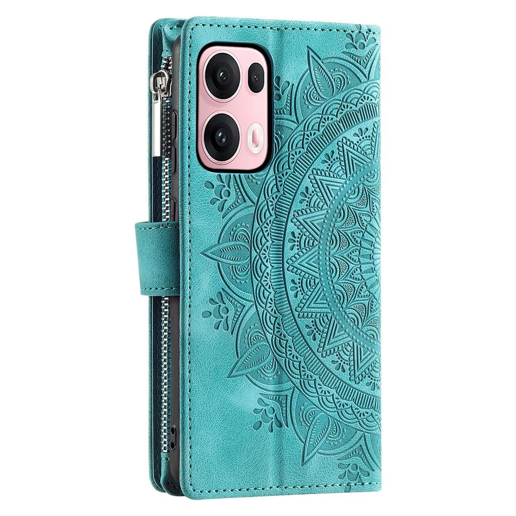 Style 006 For Oppo Reno13 Pro 5G Wallet Case PU Leather Phone Cover Mandala Flower Pattern