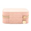Sophia Classic Velvet Jewellery Box - Blush