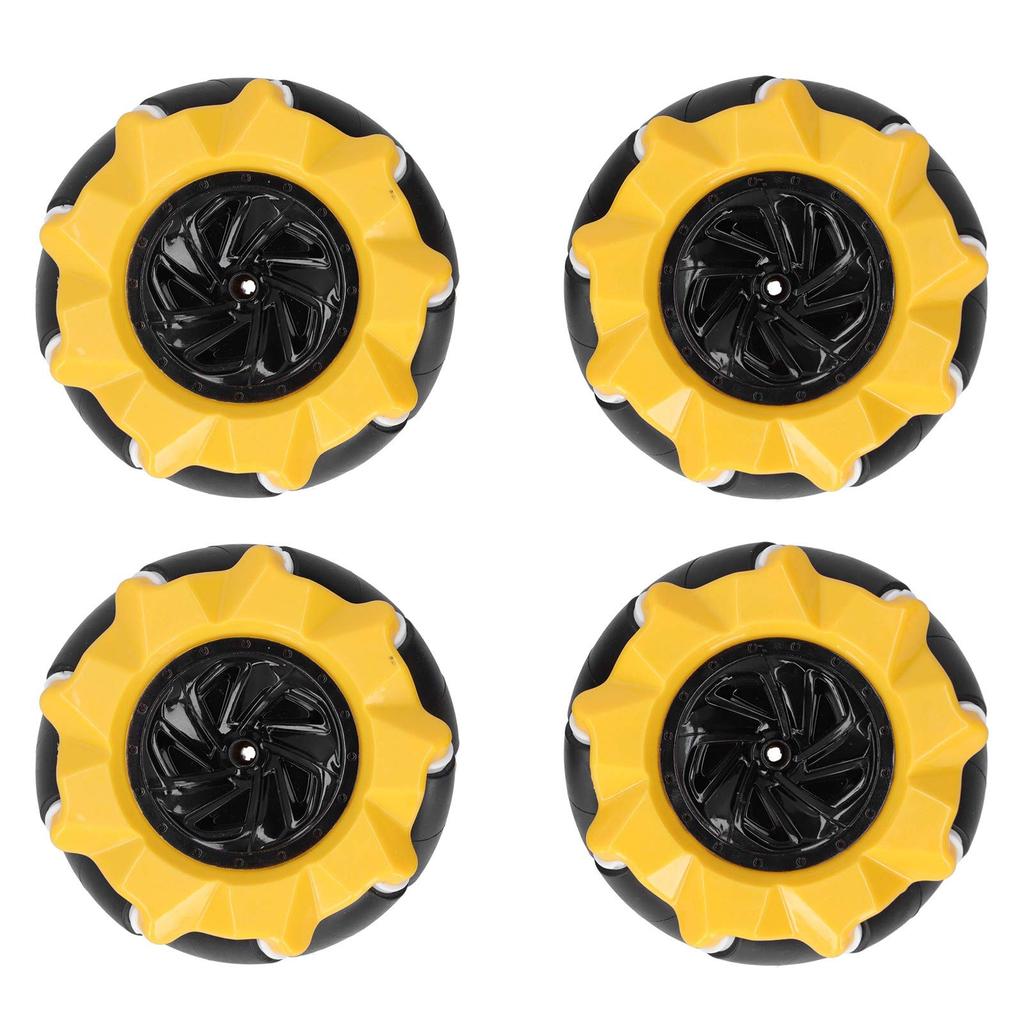Mecanum Omnidirectional Wheels for RC Models (80mm Wheel Set of 2)