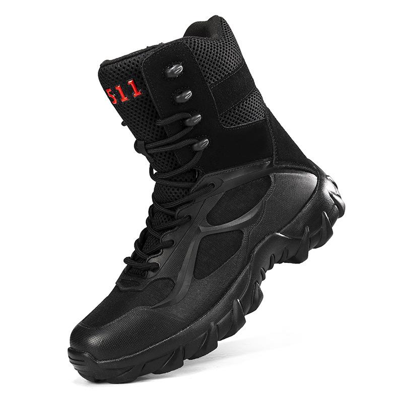 Ultra-Light Non-Slip High-Top Tactical Hiking Boots for Outdoor Adventures