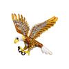 Fashionable and High-end Retro Eagle New Cute Animal Color Bird Brooch
