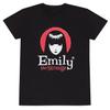 Emily The Strange Logo Merchandising Oficial Camiseta 100% Algodón Camisetas para Hombre Top M/L/XL/2XL Nuevo