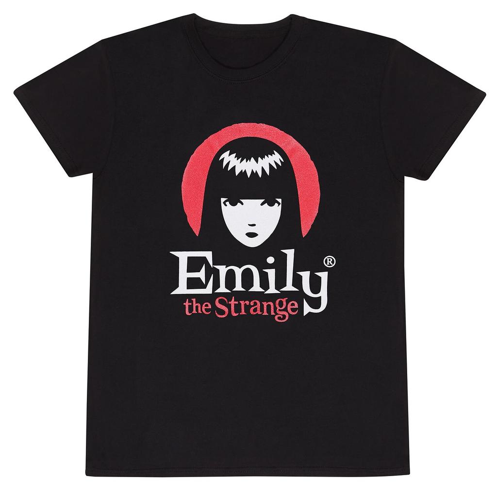 Emily The Strange Logo Official Merchandise 100% Cotton T-shirt Mens Tees Top M/L/XL/2XL New