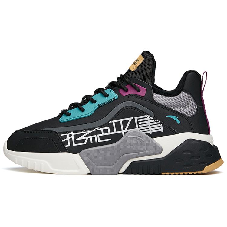 

Новые теплые легкие износостойкие нескользящие низкие повседневные кроссовки Anta мужские черные серые синие 112148980-2 42