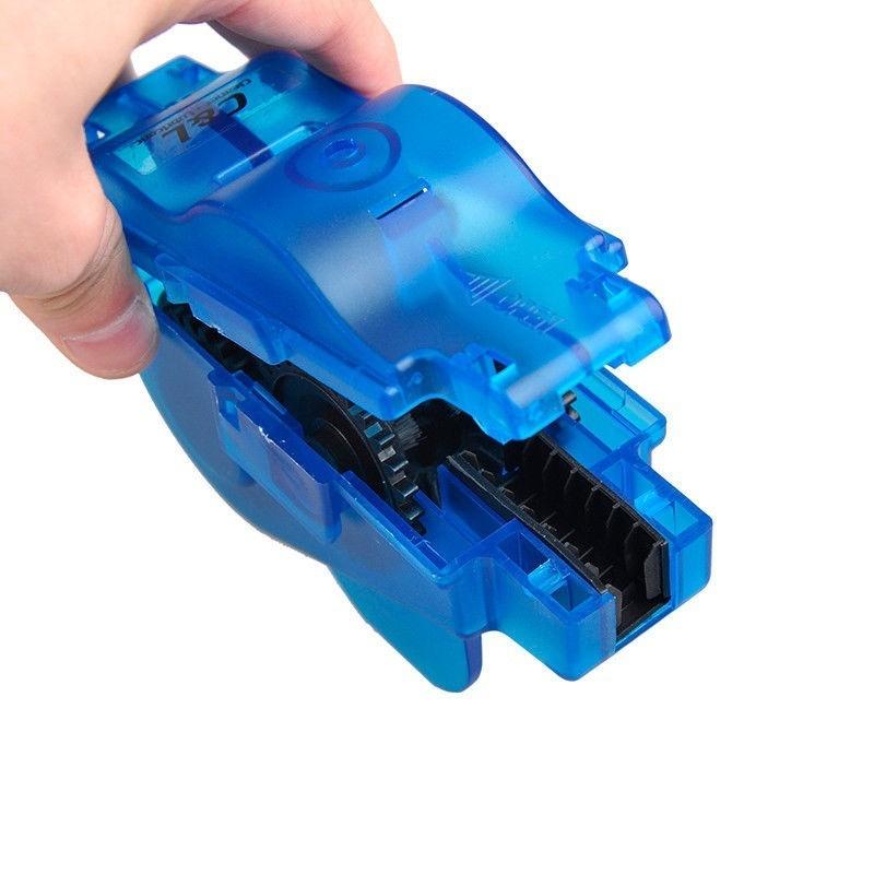 Portable Bicycle Chain Cleaner Bike Clean Machine Brushes Scrubber Wash Tool Mountain Cycling Cleani